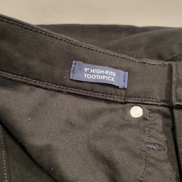 J Crew Women's 9" High-Rise Toothpick Pants Size 27 Black - Picture 10 of 12